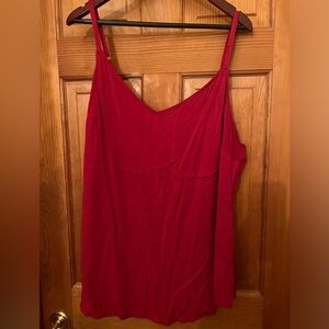 Torrid Red Tank Size 3